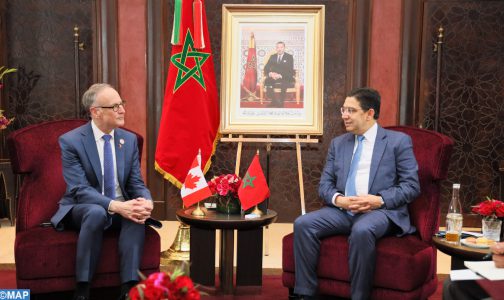 بوريطة يتباحث مع السكرتير البرلماني لوزيرة الشؤون الخارجية الكندية