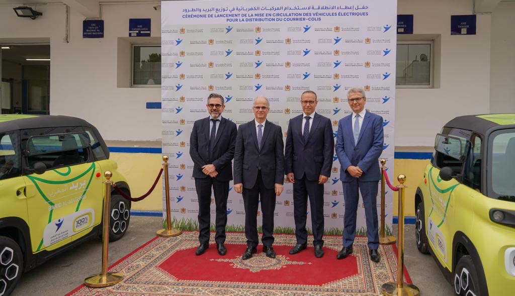 "بريد المغرب" يعطي الانطلاقة الرسمية لاستخدام 225 مركبة كهربائية