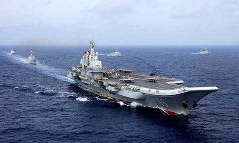 طائرات وسفن حربية صينية تعبر “الخط الأوسط” لمضيق تايوان
