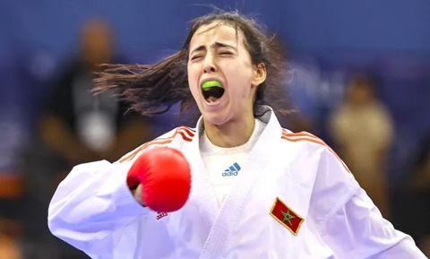 المغربية شيماء الحيطي تفوز على جزائرية وتظفر بذهبية في الألعاب الإسلامية