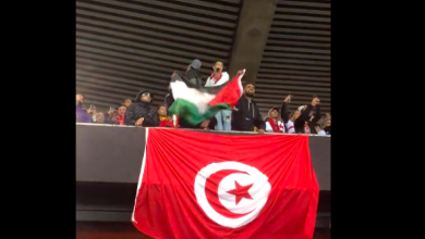 Photo of الشرطة الفرنسية تمنع مشجعين تونسيين من رفع علم فلسطين