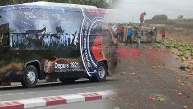 Photo of حافلة أولمبيك أسفي تنجو من حادثة خطيرة بمدخل الدار البيضاء