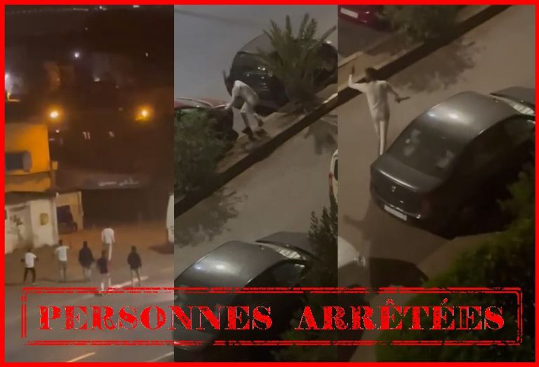 "حطّموا سيارات مستوقفة بالشارع العام".. أمن سلا الجديدة يوقف 5 أشخاص