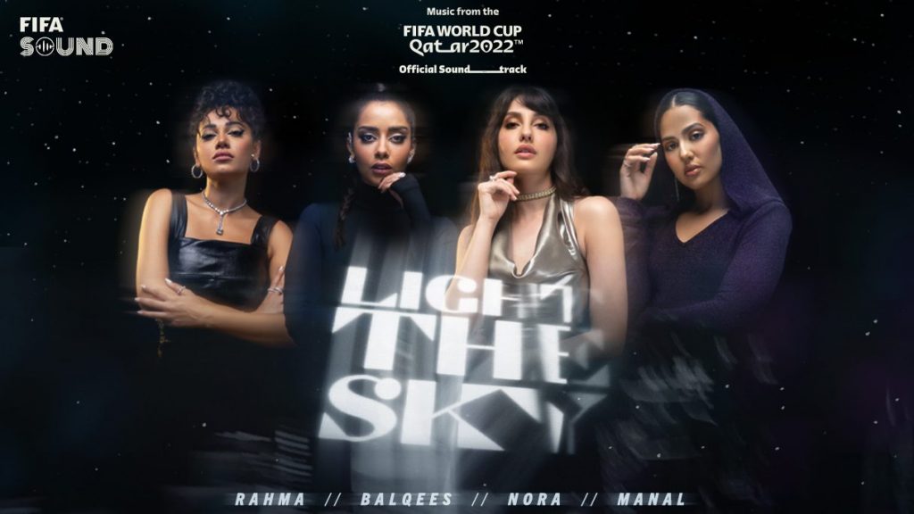 ضمت أربع نجمات عربيات..الفيفا تفرج عن أغنية "Light The Sky"