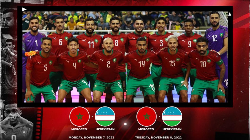 "أسود الفوتصال" يخوضون مبارتين وديتين أمام أوزبكستان