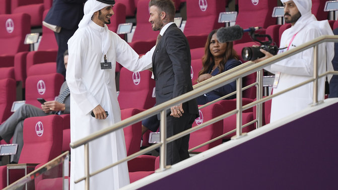 "بيكهام" يعلق على دوره بالمونديال القطري