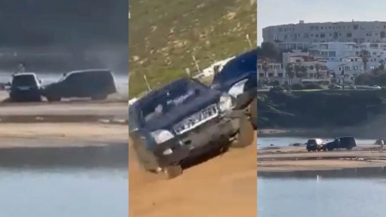 "التفحيط" بشاطئ أشقار يجر شخصا الى أصفاد الشرطة بطنجة