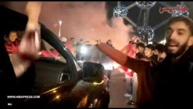 Photo of 🇲🇦🇲🇦احتفال الجالية المغربية والعربية بشوارع مدينة بروكسيل بعد فوز المنتخب المغربي على اسبانيا