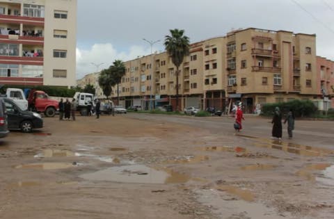 دقائق من الأمطار تعري الواقع المر لشوارع و طرقات المحمدية