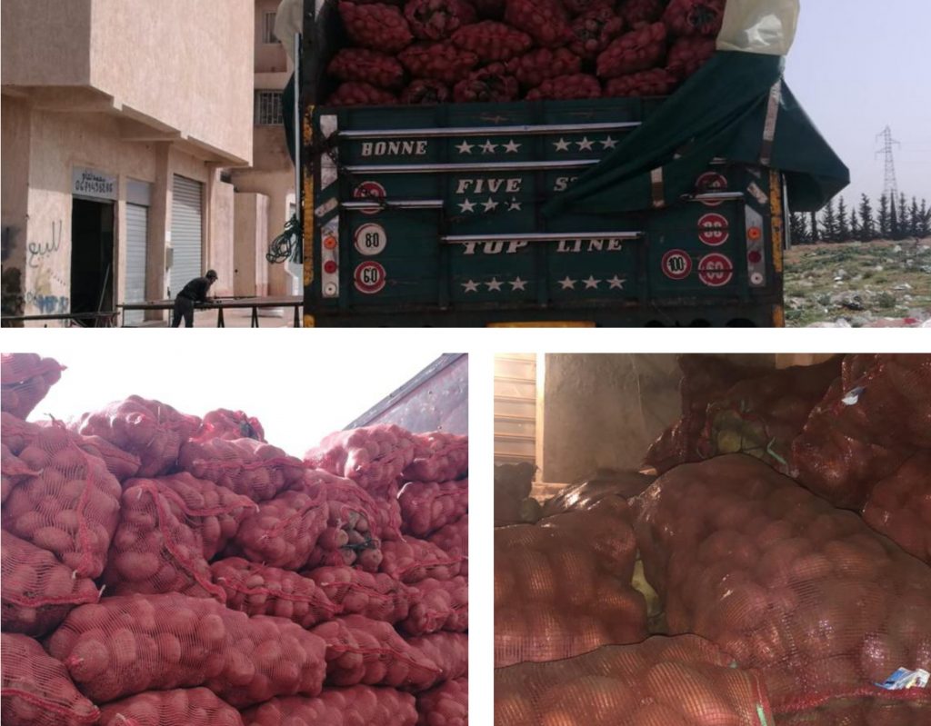 بتنسيق مع درك مكناس.. حجز كمية كبيرة من البطاطس داخل مستودع سري