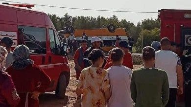 Photo of إصابات في انقلاب حافلة للنقل المدرسي بقلعة السراغنة