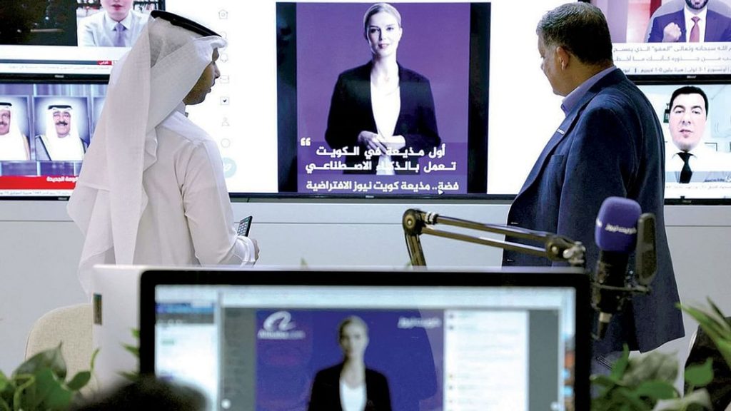 "فضة" أول مذيعة ذكاء اصطناعي في الكويت