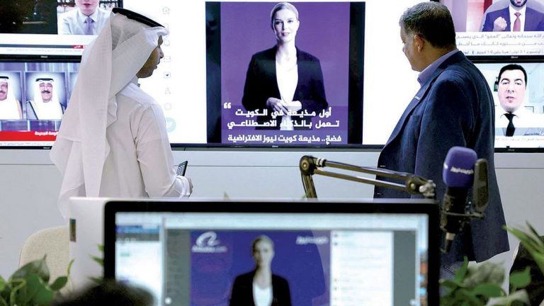 "فضة" أول مذيعة ذكاء اصطناعي في الكويت