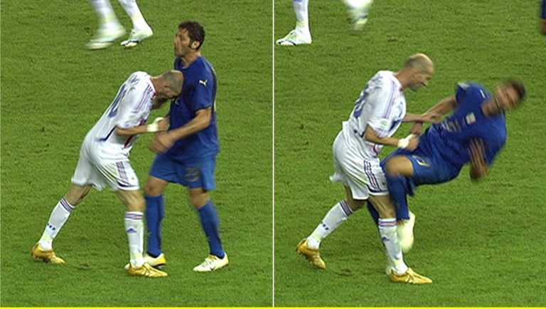 نطحة "زيدان" في كأس العالم 2006..ماتيراتزي يعترف بالحقيقة