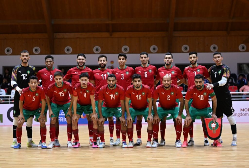 أسود القاعة في معسكر إعدادي استعدادا لكأس العرب بالسعودية