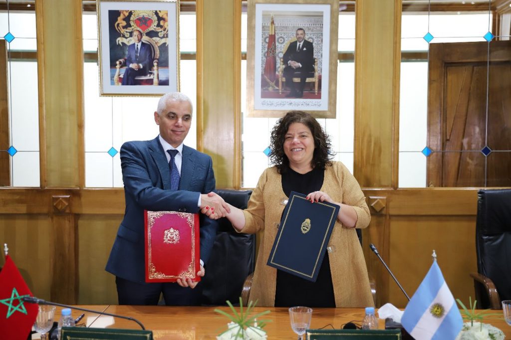 توقيع مذكرة تفاهم بين المغرب والأرجنتين في مجال الصحة
