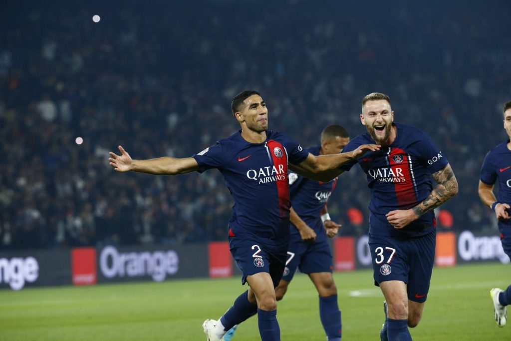 بالفيديو.. حكيمي يتألق بهدف عالمي أمام مارسيليا في كلاسيكو فرنسا