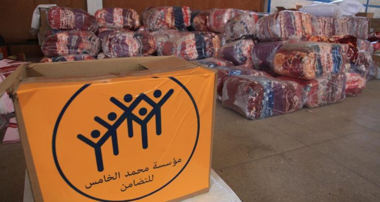 مؤسسة محمد الخامس للتضامن تواصل توزيع المساعدات بجماعة تزي نتاست بتارودانت