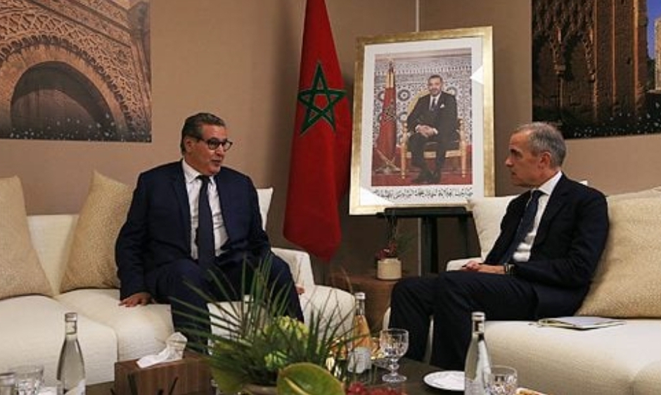 أخنوش يتباحث مع المبعوث الخاص للأمم المتحدة المعني بالعمل والتمويل المناخي