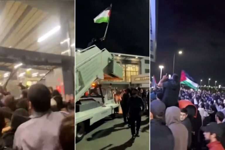 روسيا: متظاهرون يقتحمون طائرة قادمة من اسرائيل