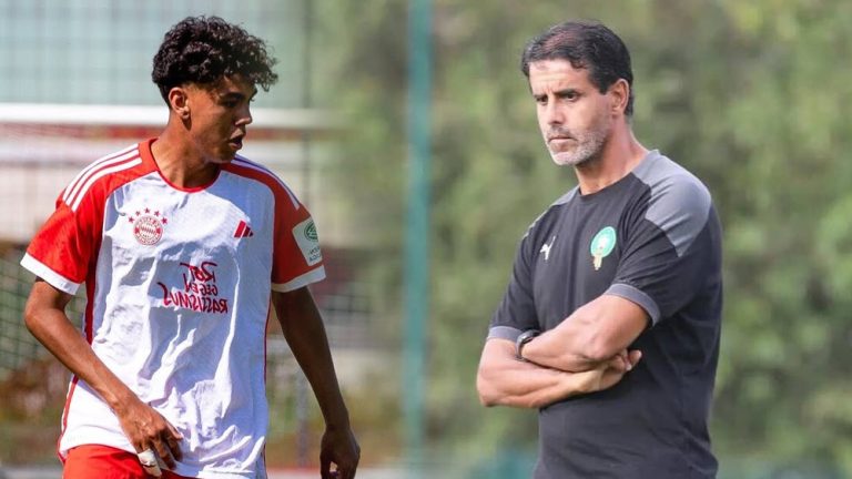شيبا يثير الجدل باستبعاد موهبة بايرن ميونيخ من قائمة المنتخب المغربي المشاركة في المونديال