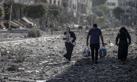 غزة .. 100يوم تركت وطأة 100 عام من الموت والدمار