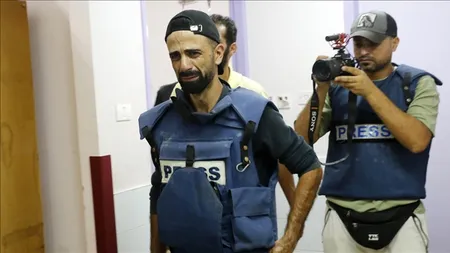 الصحفي العالول يودع 4 من أبنائه شهداء في غزة