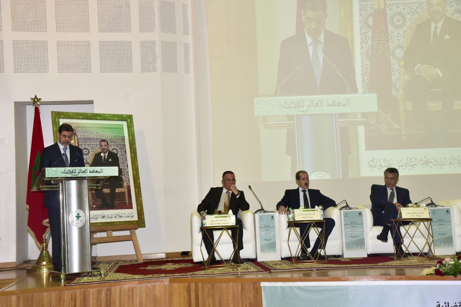 وهبي يسلم رئاسة مجلس إدارة المعهد العالي للقضاء إلى عبد النباوي 1 وهبي يسلم رئاسة مجلس إدارة المعهد العالي للقضاء إلى عبد النباوي