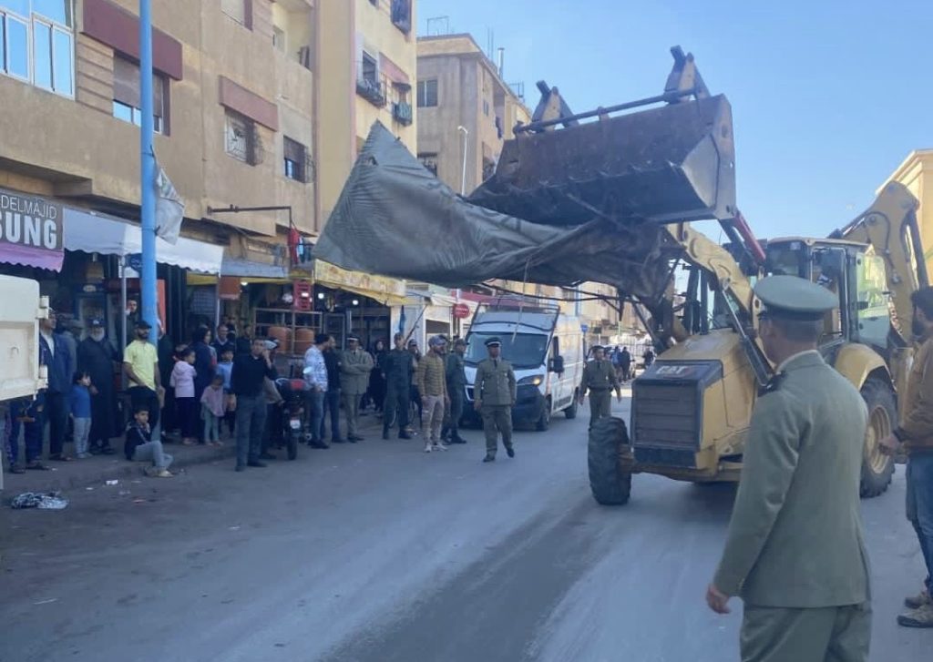 السلطات المحلية بالرحمة تشن حملات لتحرير الملك العمومي