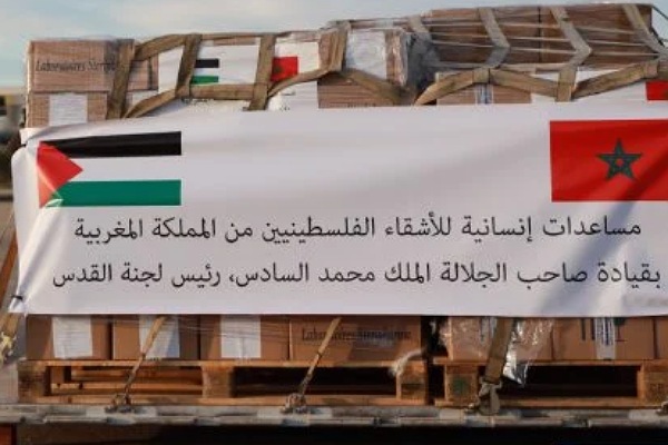 بالتنسيق مع مصر.. المساعدات الإنسانية المغربية تصل غزة