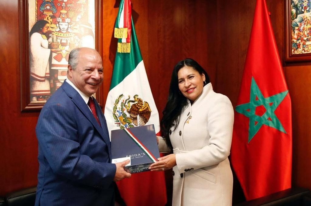مباحثات بين سفير المغرب بالمكسيك ورئيسة مجلس الشيوخ لبحث سبل التعاون