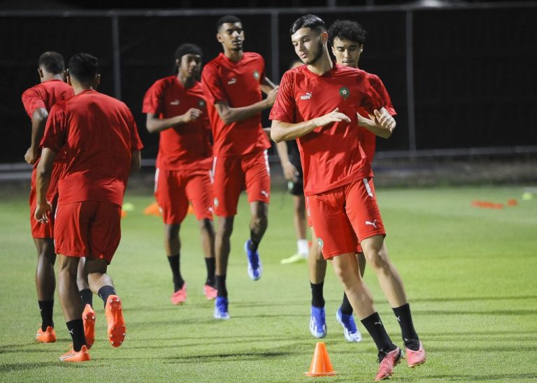 المنتخب المغربي ينهي تحضيراته لمواجهة إيران في مونديال الفتيان