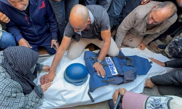 غزة : ارتفاع عدد الشهداء الصحافيين إلى 92