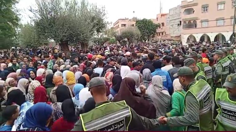 مراكش : السلطات تمنع مسيرة لمتضرري زلزال الحوز