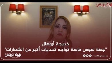 Photo of خديجة أروهال : “جهة سوس ماسة تواجه تحديات أكبر من الشعارات”