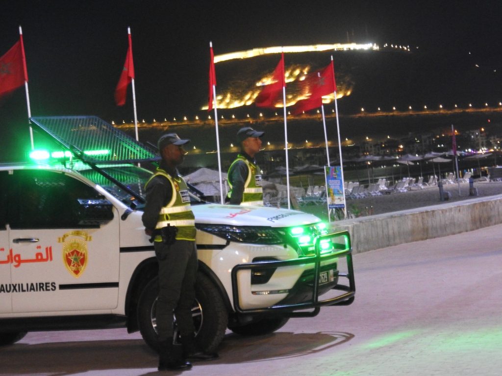 بامكانيات مهمة "القوات المساعدة تأمن احتفالات رأس السنة بأكادير