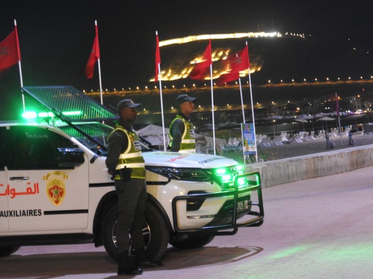 بامكانيات مهمة "القوات المساعدة تأمن احتفالات رأس السنة بأكادير