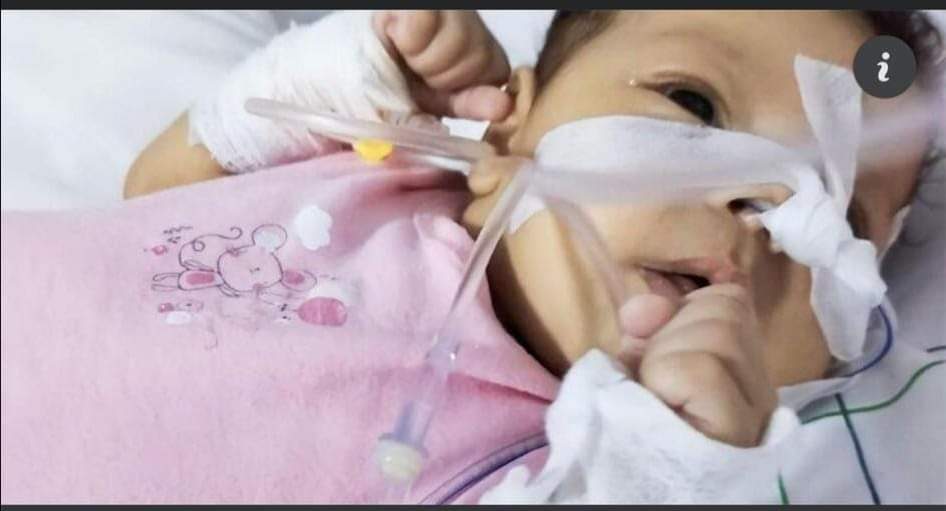 الرضيعة هداية تناشد القلوب الرحيمة لمساعدتها على إجراء عملية جراحية