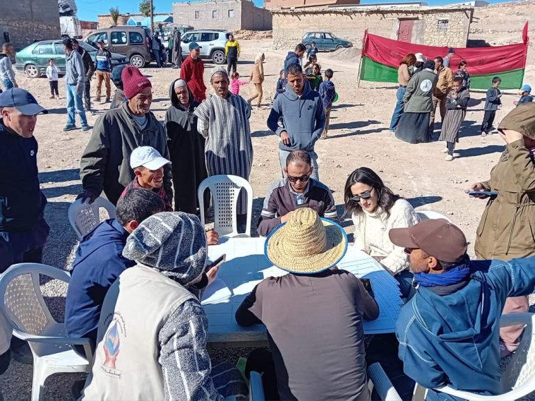 "جمعية" بايطاليا تقدم المساعدة لمنكوبي زلزال الحوز ضواحي مراكش