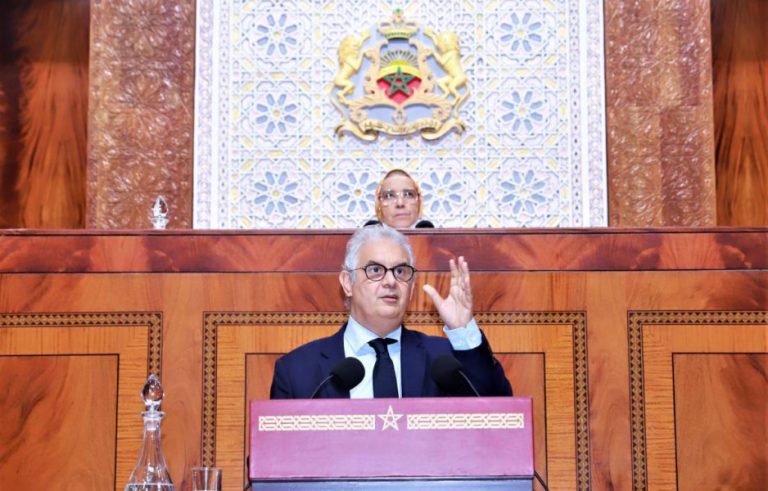 بركة لـ"المغاربة": "عندنا كمية معينة ديال الماء وخصنا نحافظو عليها"
