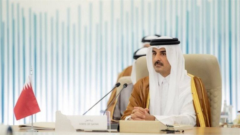 أمير قطر: "قتل وتهجير الفلسطينيين خط لا يمكن تجاوزه أو قبوله"