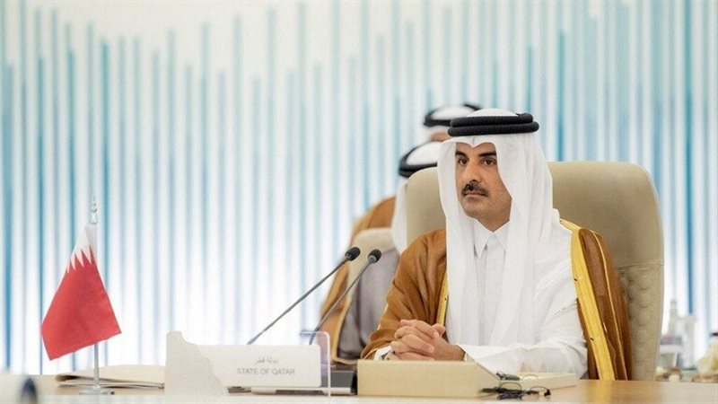 أمير قطر: "قتل وتهجير الفلسطينيين خط لا يمكن تجاوزه أو قبوله"