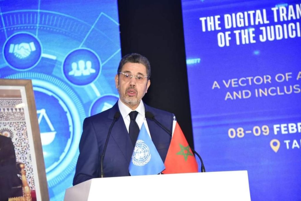 عبد النباوي: إرساء دعائم المحكمة الرقمية يتطلب مواكبة التكنولوجيات الحديثة