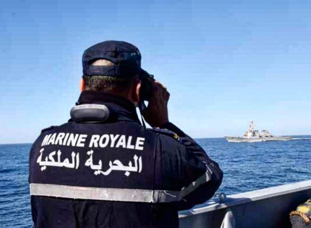 البحرية الملكية تنقذ 56 مرشحا للهجرة السرية بسواحل لكويرة