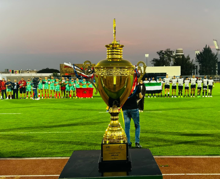 المنتخب الوطني المغربي يتوج بالبطولة العربية للريكبي السباعي