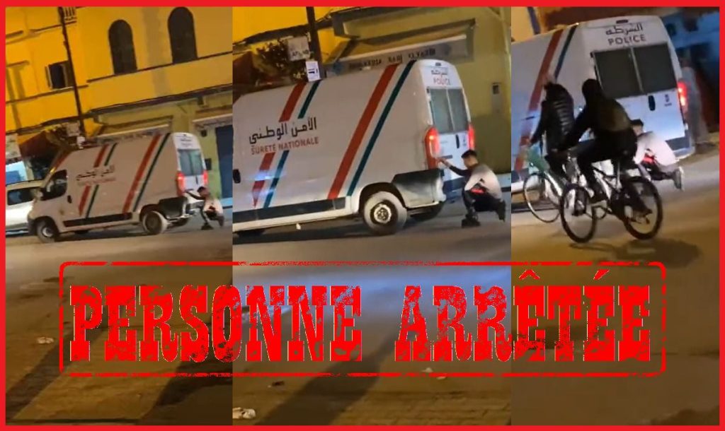 ظهر في فيديو يتشبث بسيارة الأمن ويقوم بمناورات استعراضية.. إيقاف شاب بتطوان