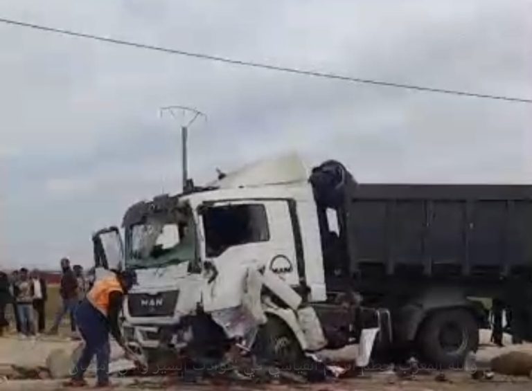 حادثة سير مروعة بين سطات والبروج تخلف ق.تيلا ونفوق رؤوس أغنام