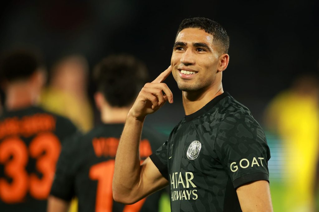 حكيمي يطمح لتحقيق دوري أبطال أوروبا مع باريس سان