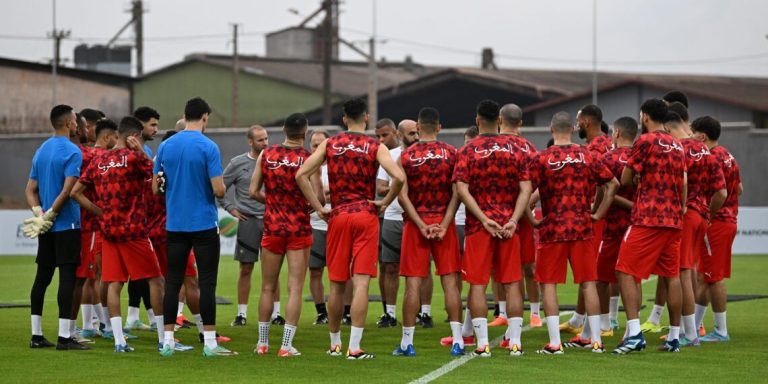 غياب 6 لاعبين عن أول حصة تدريبية للمنتخب الوطني المغربي