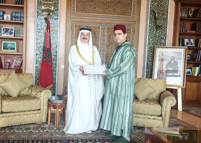 بوريطة يستقبل سفير البحرين والأخير يسلمه "رسالة ملكية"
